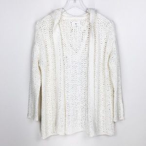 Lou & Grey | Cloud Stitch Hooded Cardigan